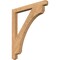 Ekena Millwork Legacy Craftsman Smooth Bracket, Western Red Cedar, 3 1/2"W x 38"D x 44"H BKT04X38X44LEC04SWR - alternate 1